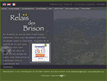 Tablet Screenshot of camping-brison.com